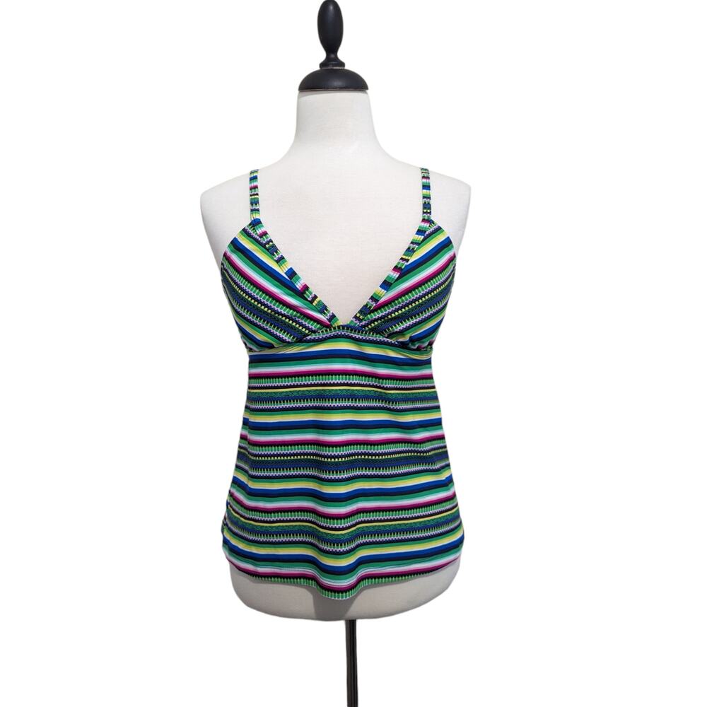 Mossimo Tankini Swim Suit Top Size M